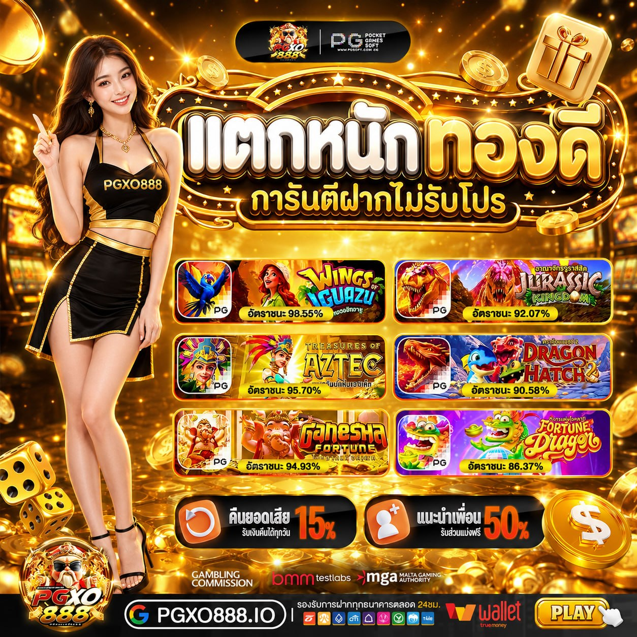SLOT WALLET 10รับ100 สปินเพลินลุ้นรางวัลใหญ่ ทุนสิบบาทพาบวกหนัก